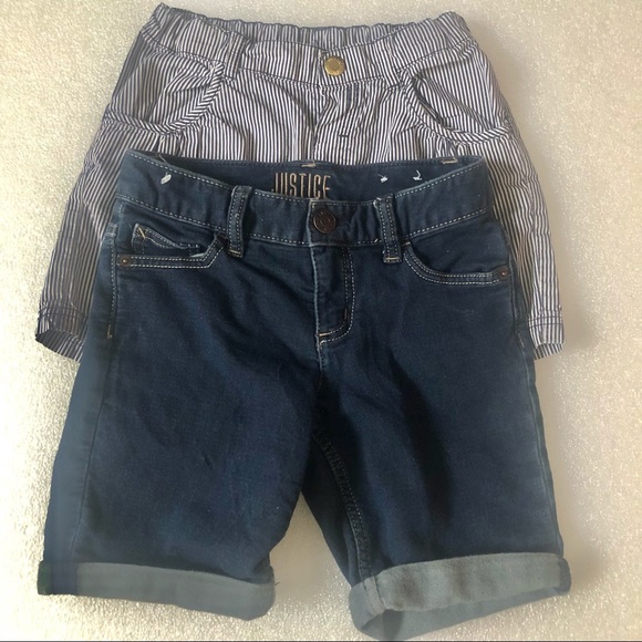 Girls Set Of 2 Shorts, Lot Size 8 - Picture 4 of 10
